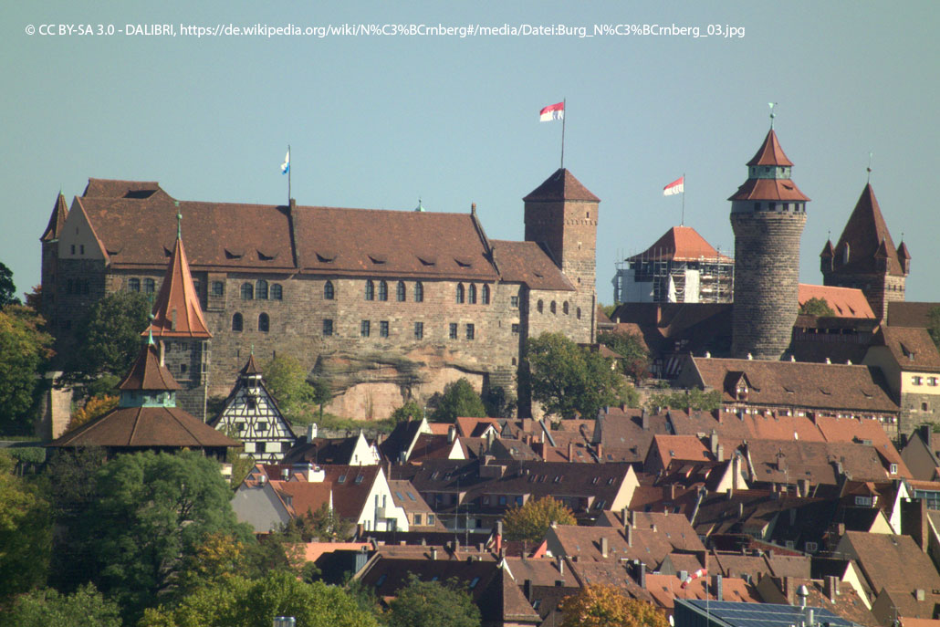 Kaiserburg Nürnberg © DALIBRI, CC BY-SA 3.0